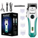 Машинка для стрижки волосся, бездротовий електричний триммер для бороди та волосся KEMEI KM-2621
