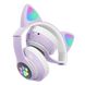 Навушники CAT EAR Headphones VZV-23M Bluetooth 5.0 + EDR Фіолетові